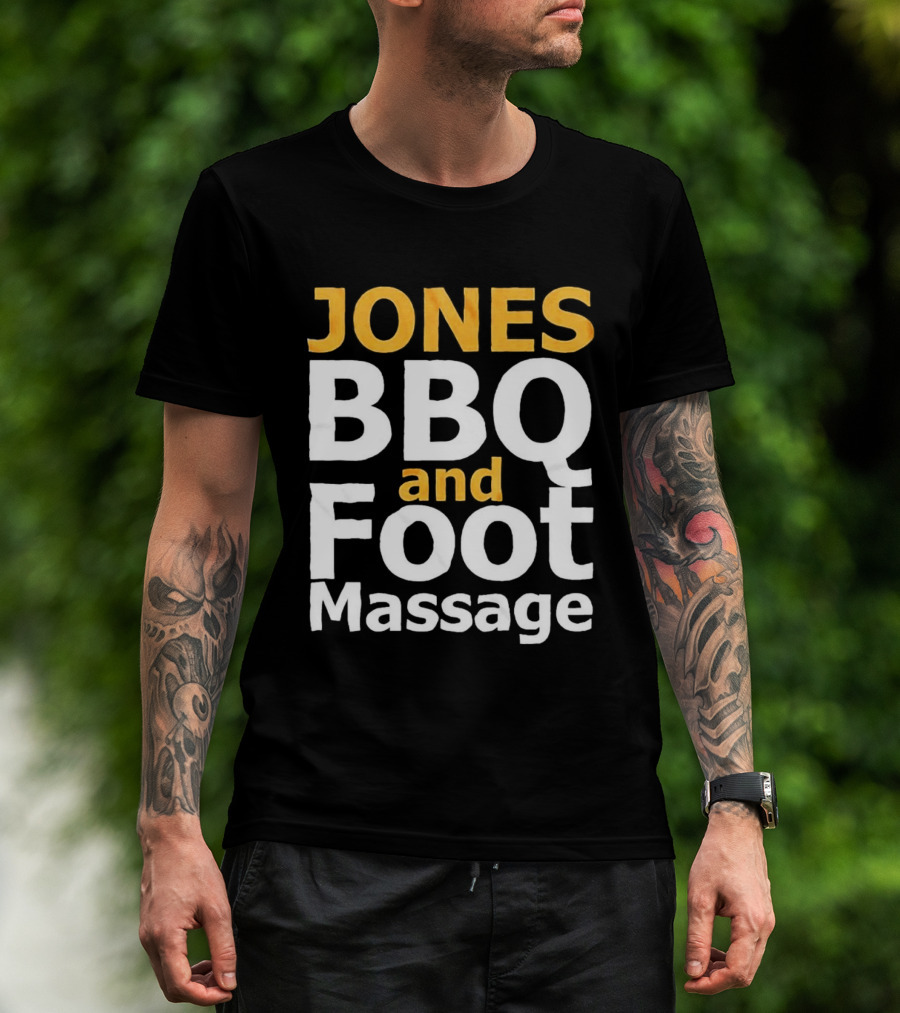 Jones BBQ And Foot Massage Viral Humor Comedy Sketch T-Shirt