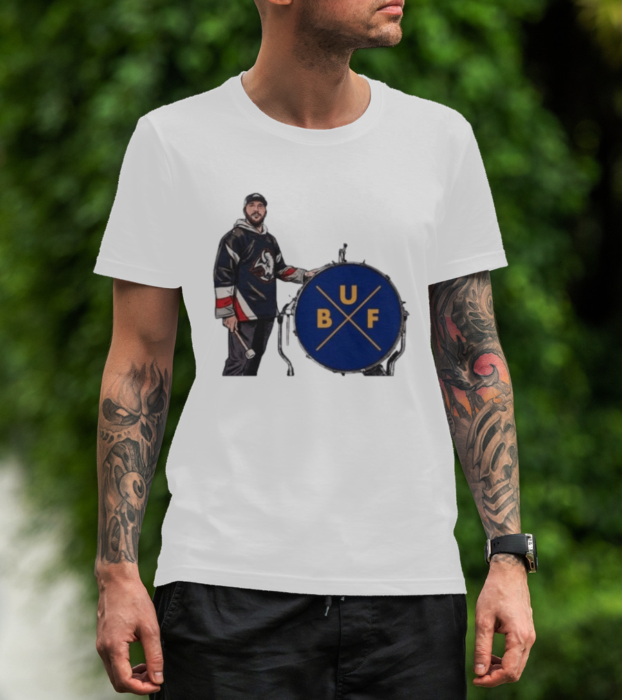Buffalo Sabres Hockey Josh BUF Drum Team Spirit T-Shirt