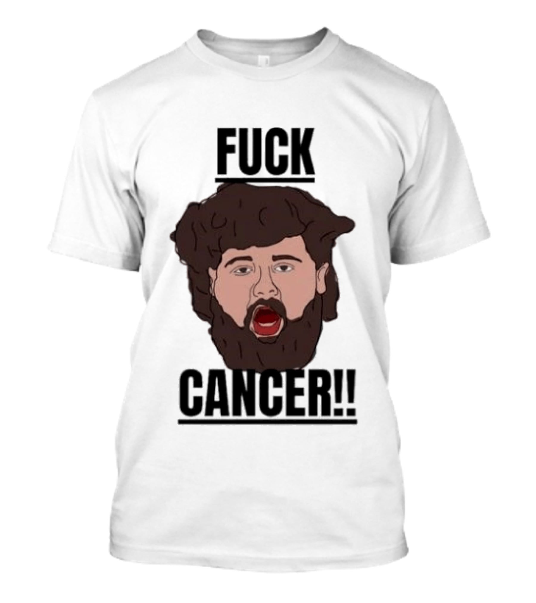 CreepCast Fuck Cancer Shout T-Shirt
