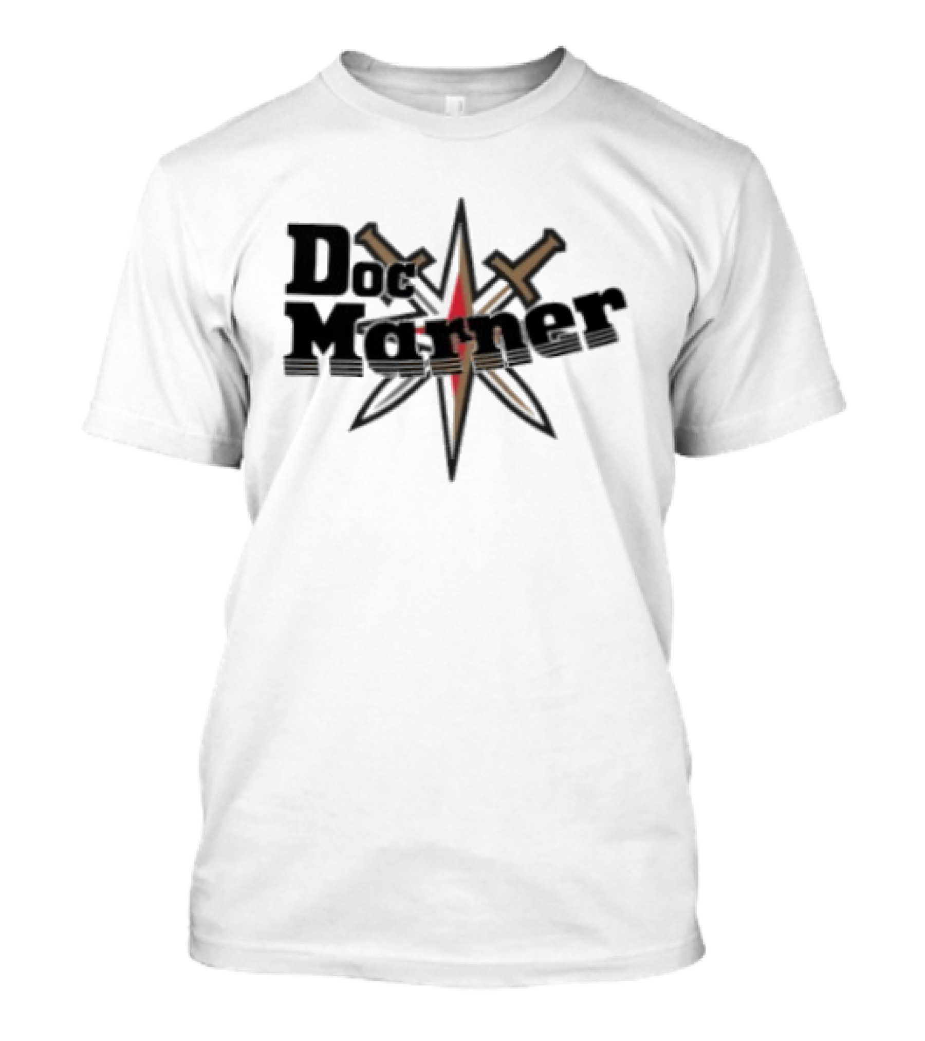 Doc Marner Swords Icon Starburst T-Shirt