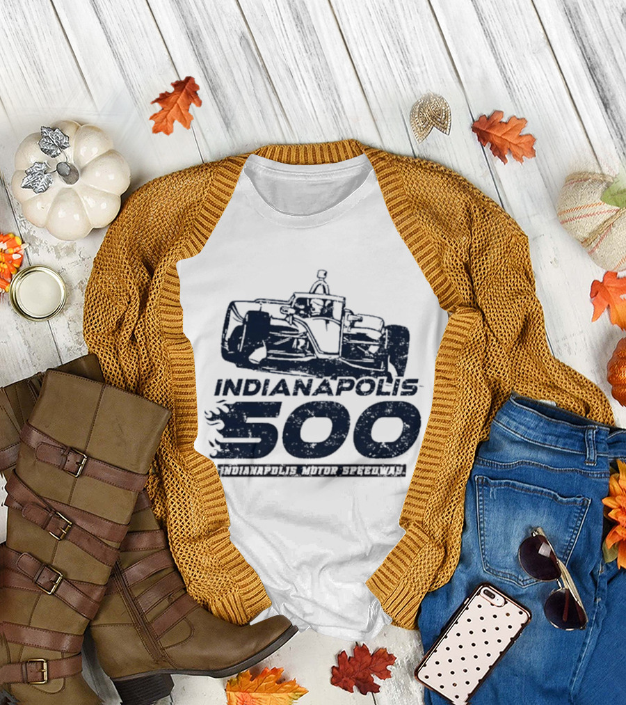 Indianapolis 500 Indianapolis Motor Speedway Racing Car T-Shirt