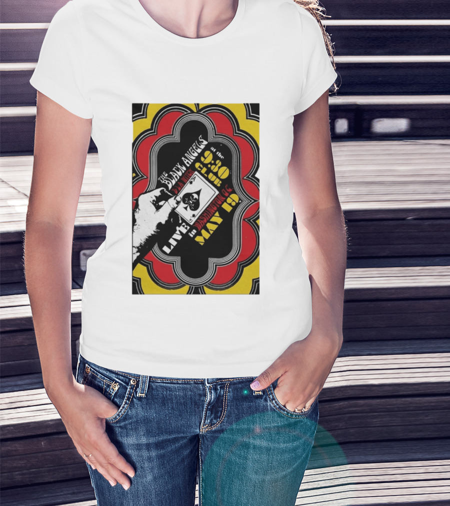 The Black Angels Live Washington D.C. May 19 Playing Card T-Shirt