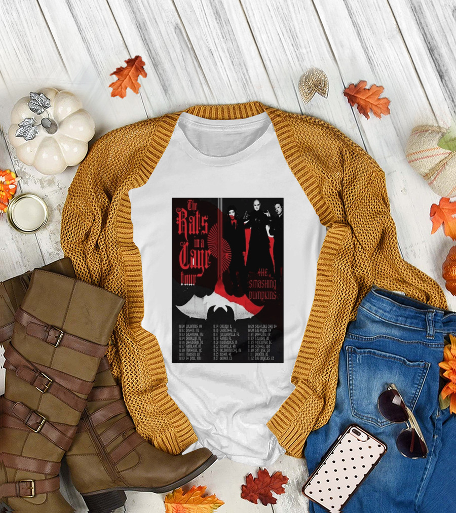 The Smashing Pumpkins Rats in a Cage Tour 2026 T-Shirt