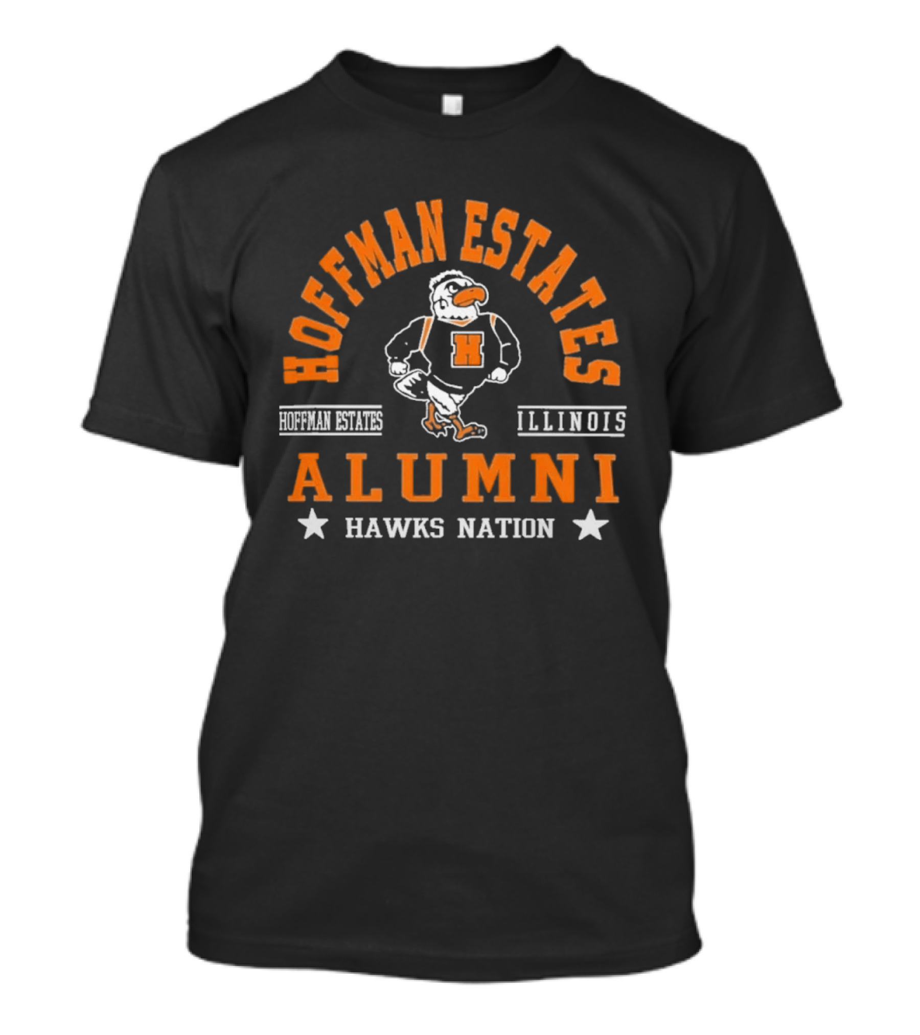 Hoffman Estates Illinois Alumni Hawks Nation Retro Team Spirit T-Shirt
