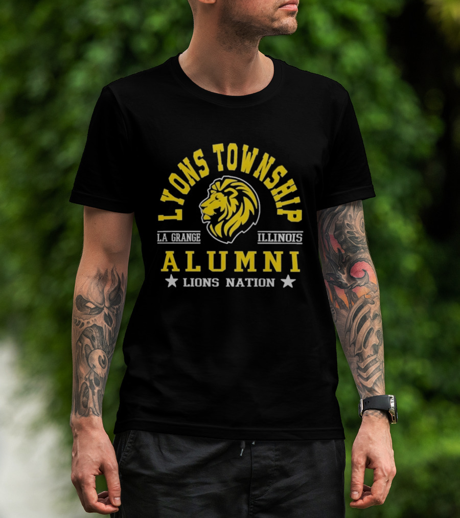 Lyons Township La Grange Illinois Alumni Lions Nation T-Shirt