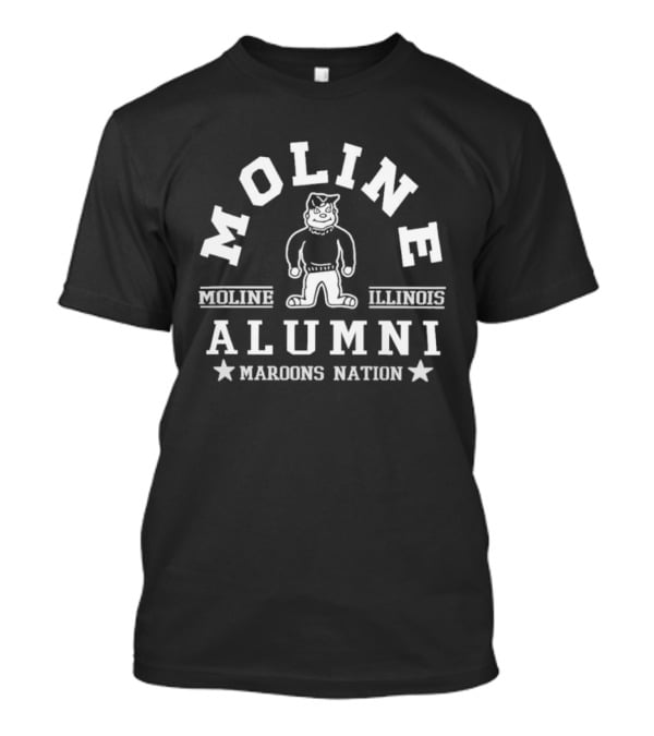 Moline Illinois Alumni Maroons Nation T-Shirt