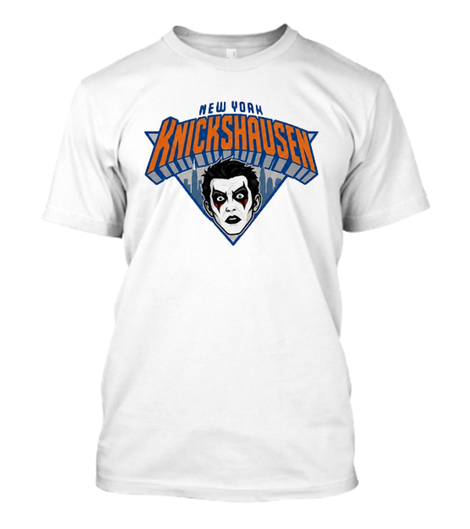 New York Knickshausen Danhausen Face NBA Basketball T-Shirt