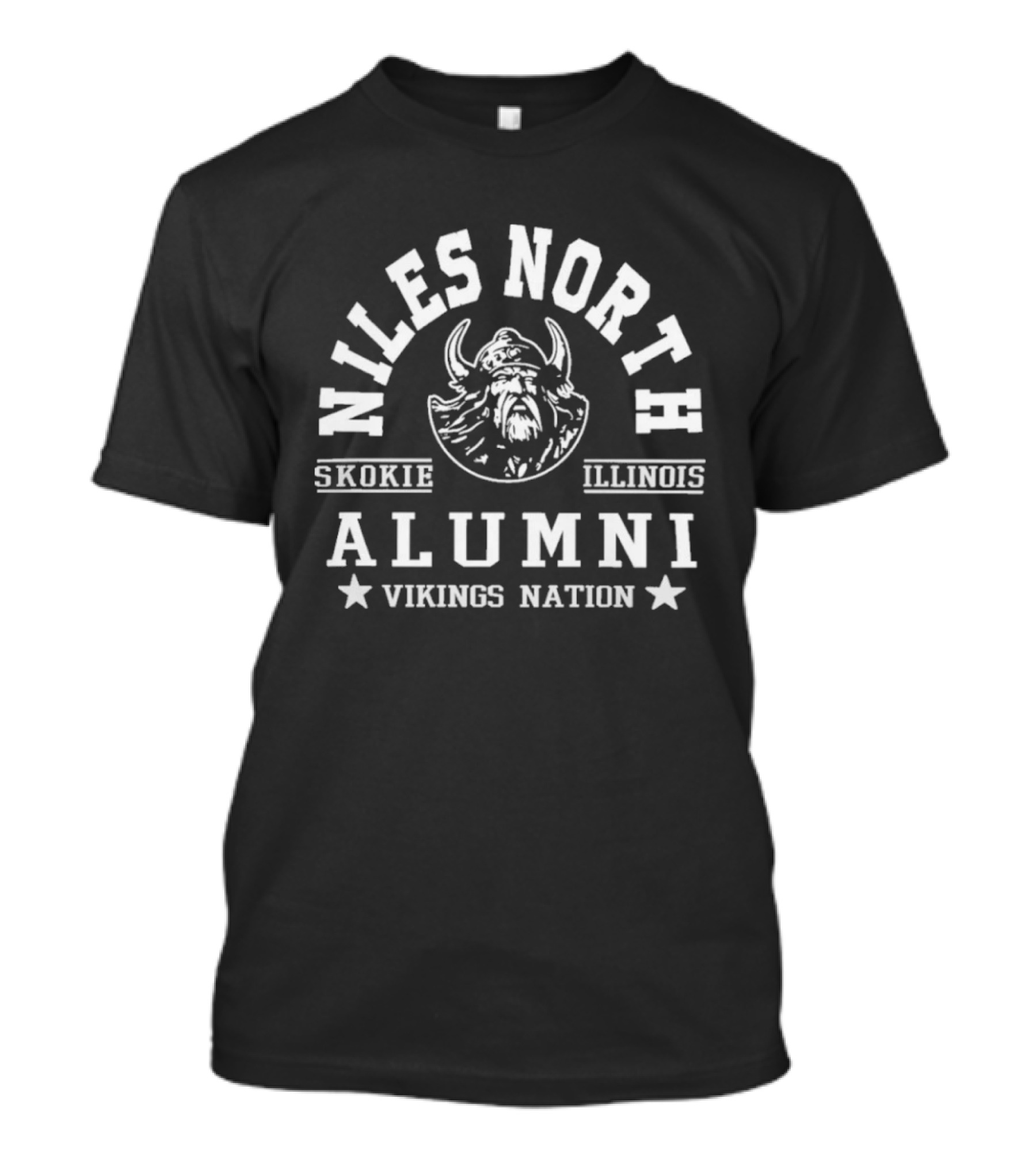 Niles North Skokie Illinois Alumni Vikings Nation T-Shirt