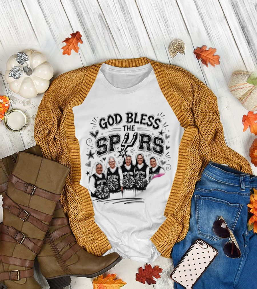 God Bless the Salesian Sisters Spurs Supporters T-Shirt