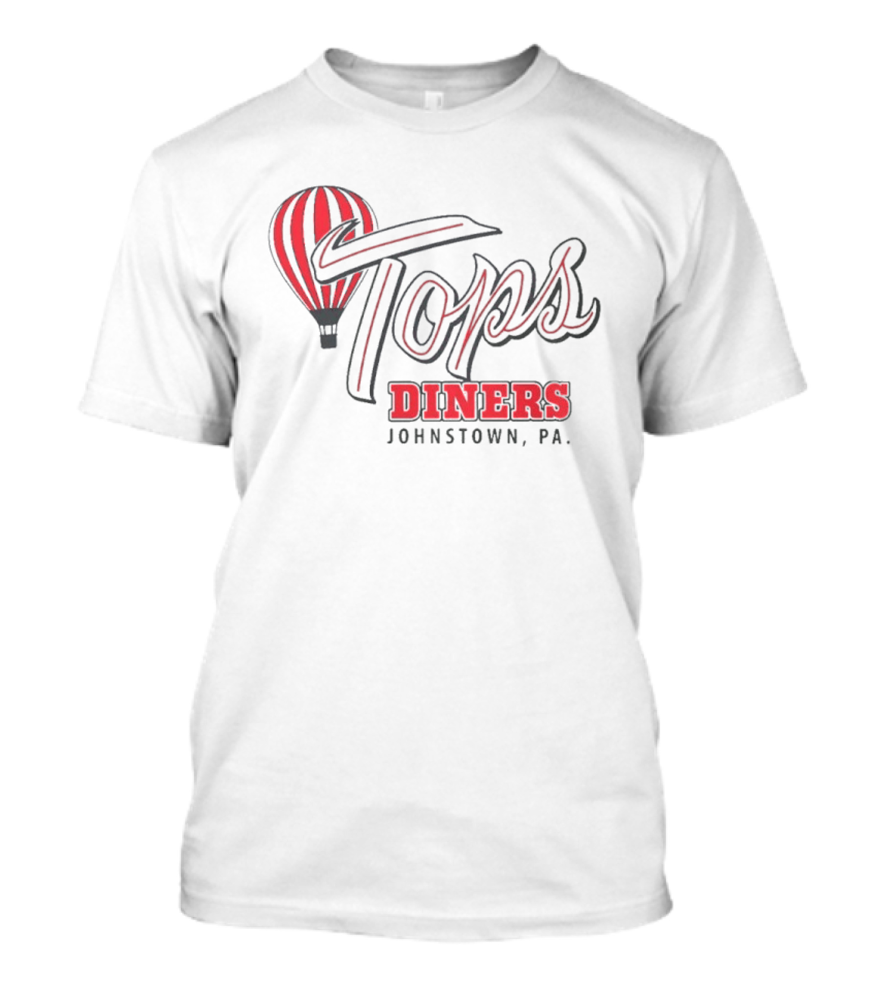 Tops Diners Hot Air Balloon Johnstown PA T-Shirt
