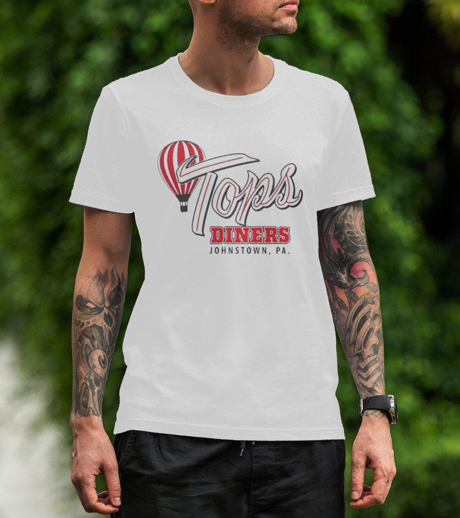 Tops Diners Hot Air Balloon Johnstown PA T-Shirt