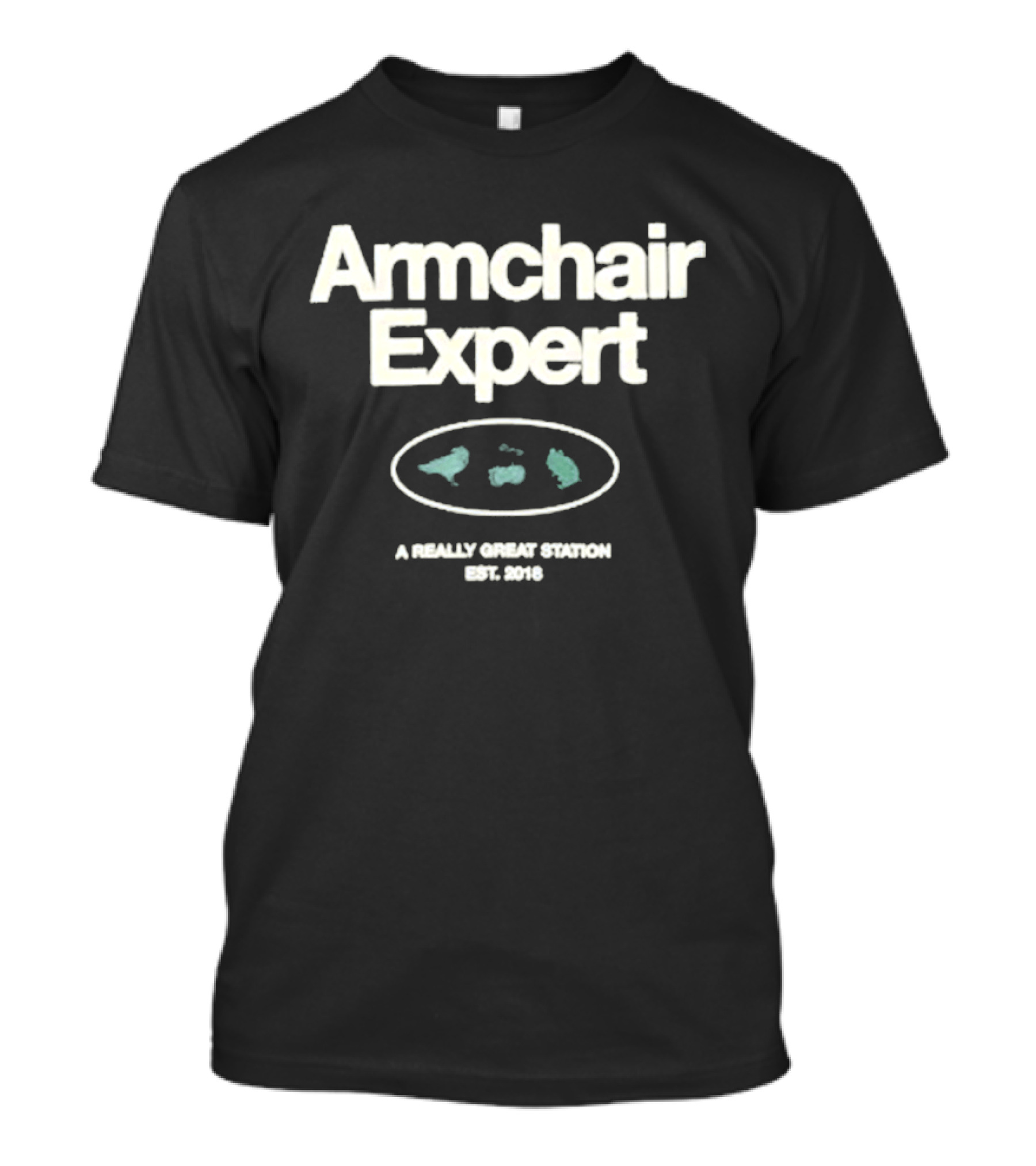 Armchair Expert A Really Great Station Established 2018 T-Shirt