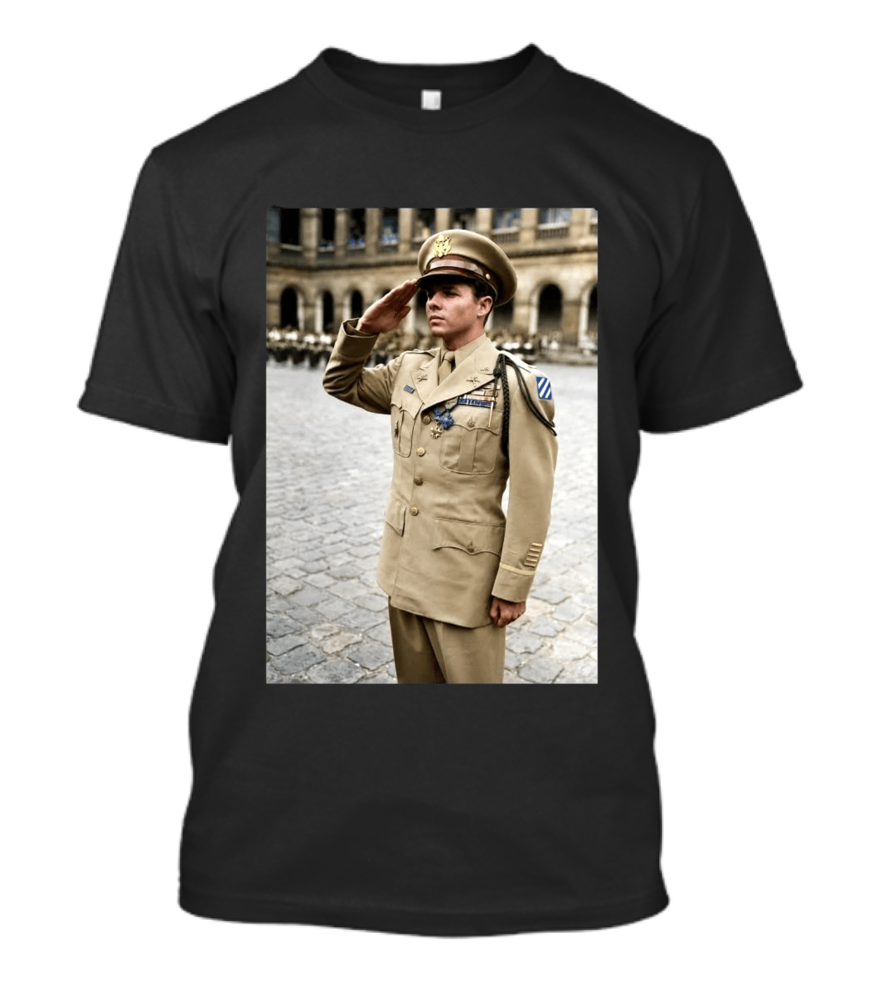 Audie Murphy The Boy Who Wouldn't Die May 28 1971 Plane Crash Hero 45 T-Shirt