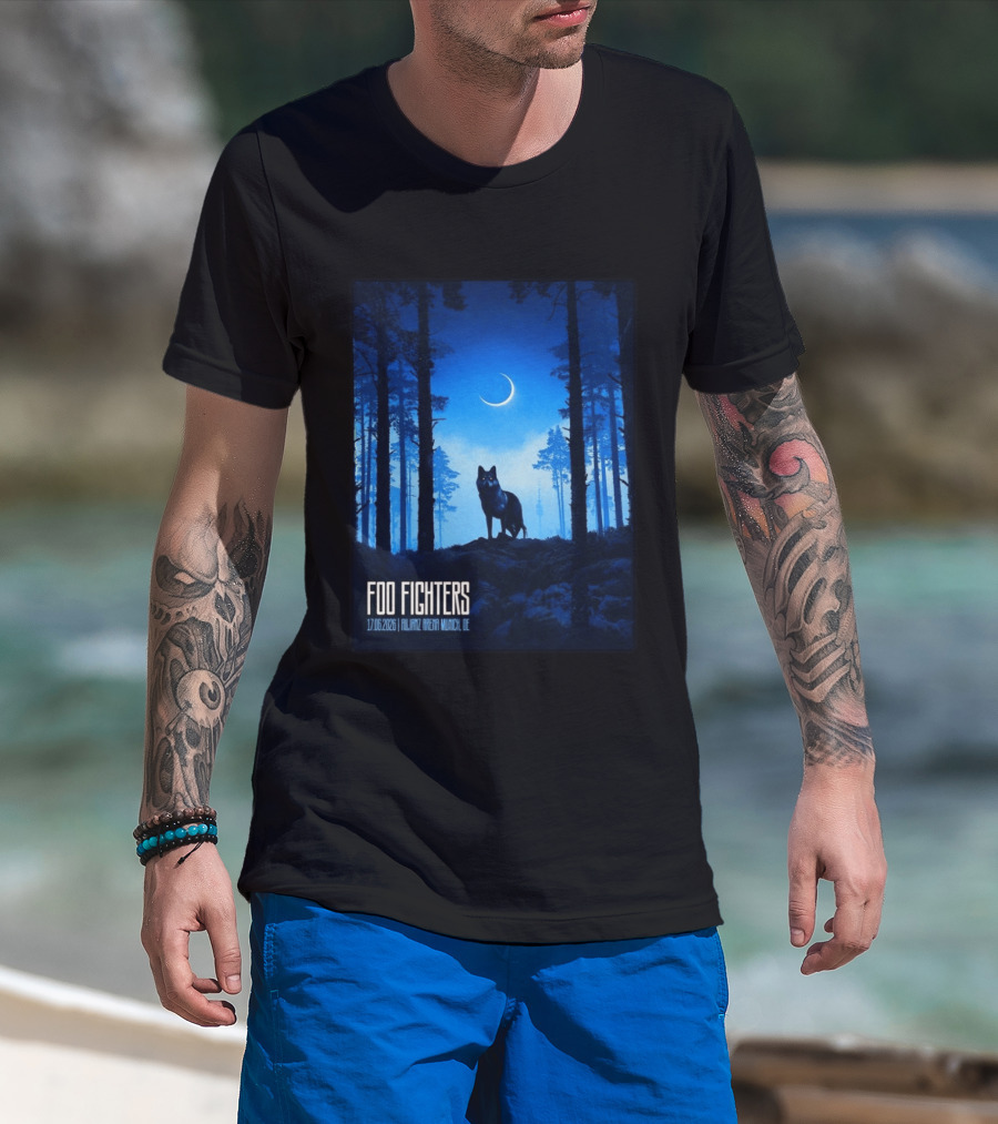 Foo Fighters 17 June 2026 Allianz Arena Munich Germany The Wolf T-Shirt