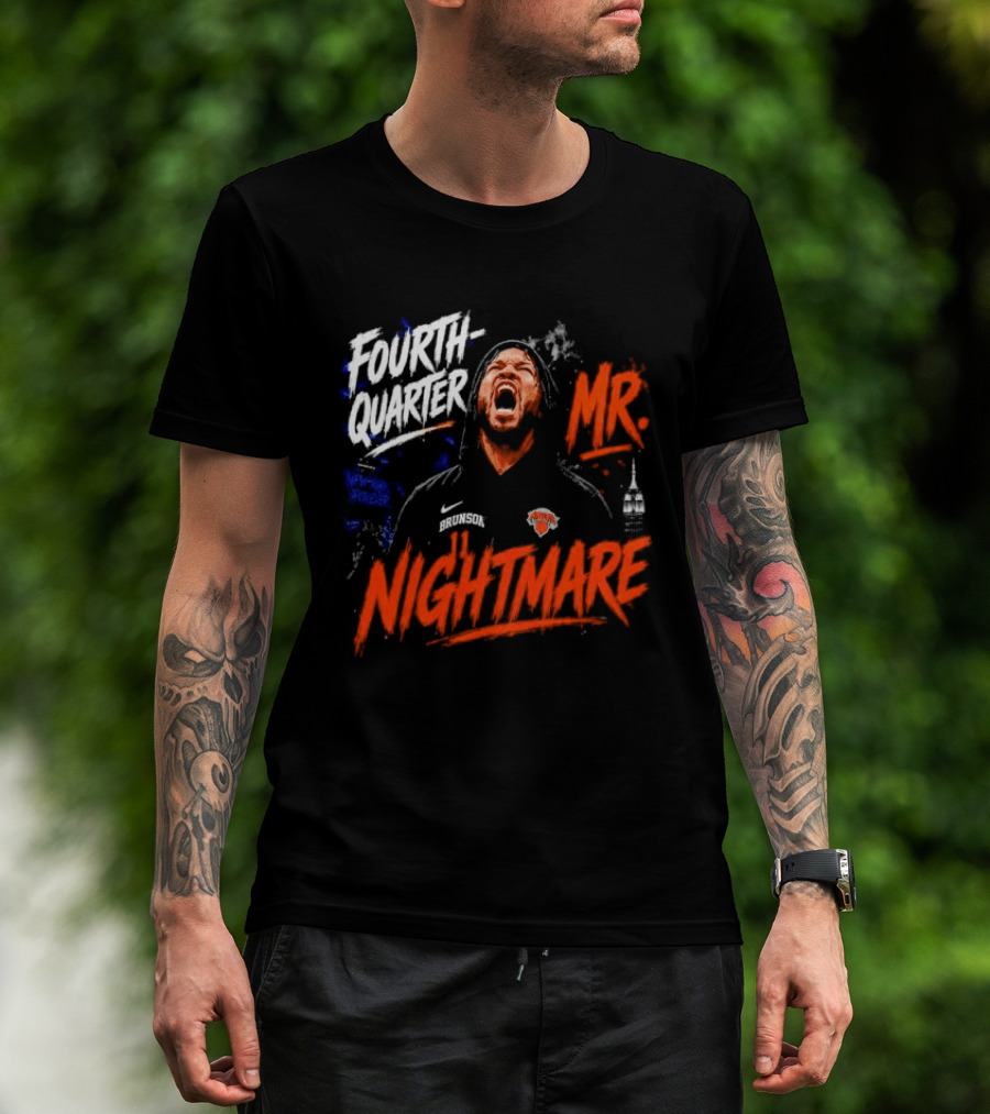 Fourth Quarter Mr. Nightmare New York Knicks T-Shirt