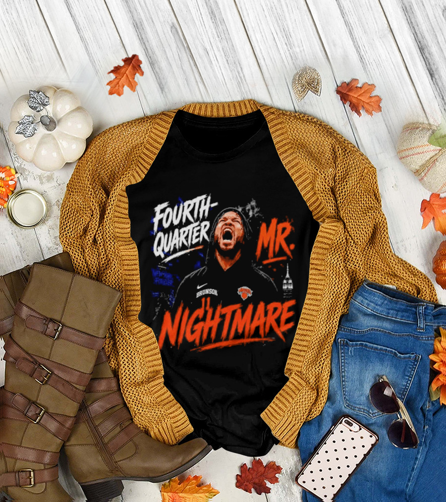 Fourth Quarter Mr. Nightmare New York Knicks T-Shirt