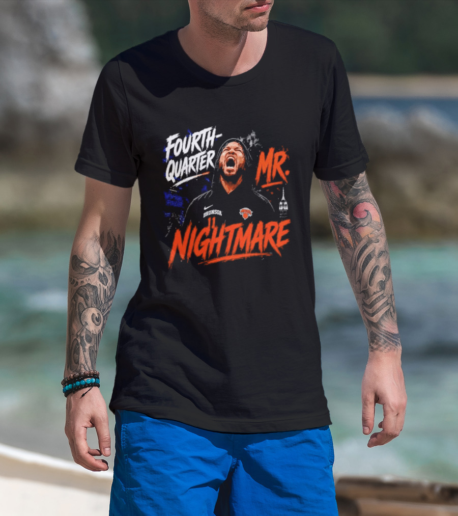 Fourth Quarter Mr. Nightmare New York Knicks T-Shirt