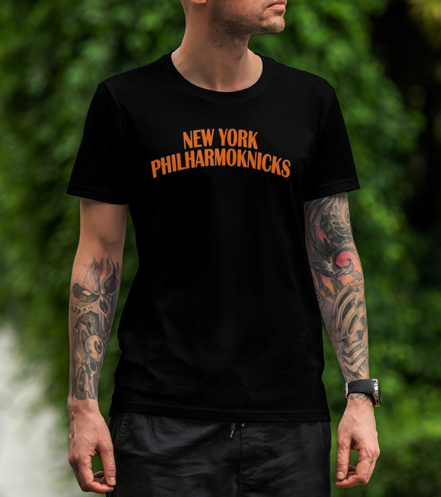 New York Philharmoknicks Knicks Inspired Collaboration T-Shirt