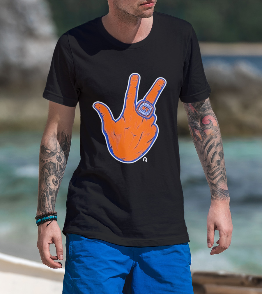 World Champion NY Ring Finger Gesture T-Shirt