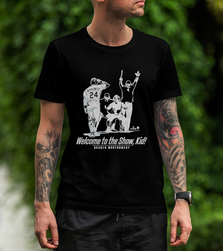Braden Montgomery Welcome To The Show Kid Baseball 24 T-Shirt