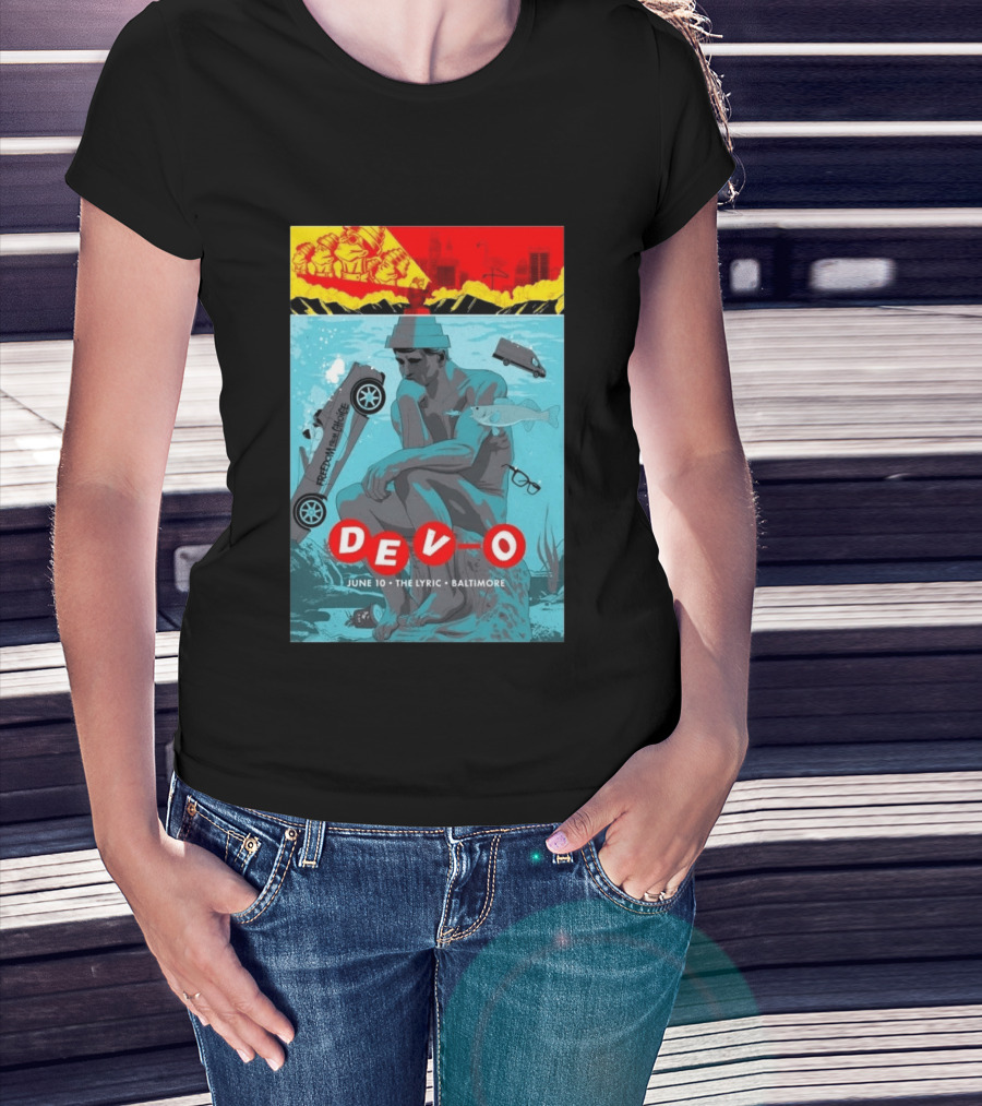 Devo June 10 2026 The Lyric Baltimore Freedom Of Choice T-Shirt