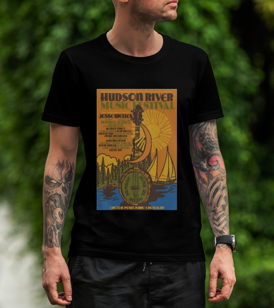 Hudson River Music Festival 2026 Croton Point Park June 21 Jesse Welles Haynes Jesh Donato Marco Price T-Shirt