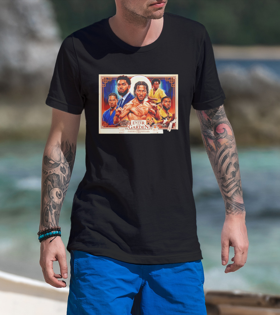 Jalen Brunson Enter The Garden New York Knicks Basketball Enter The Dragon T-Shirt