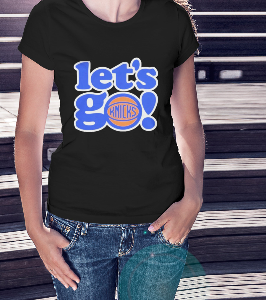 New York Knicks Let's Go NBA 2026 Celebration T-Shirt