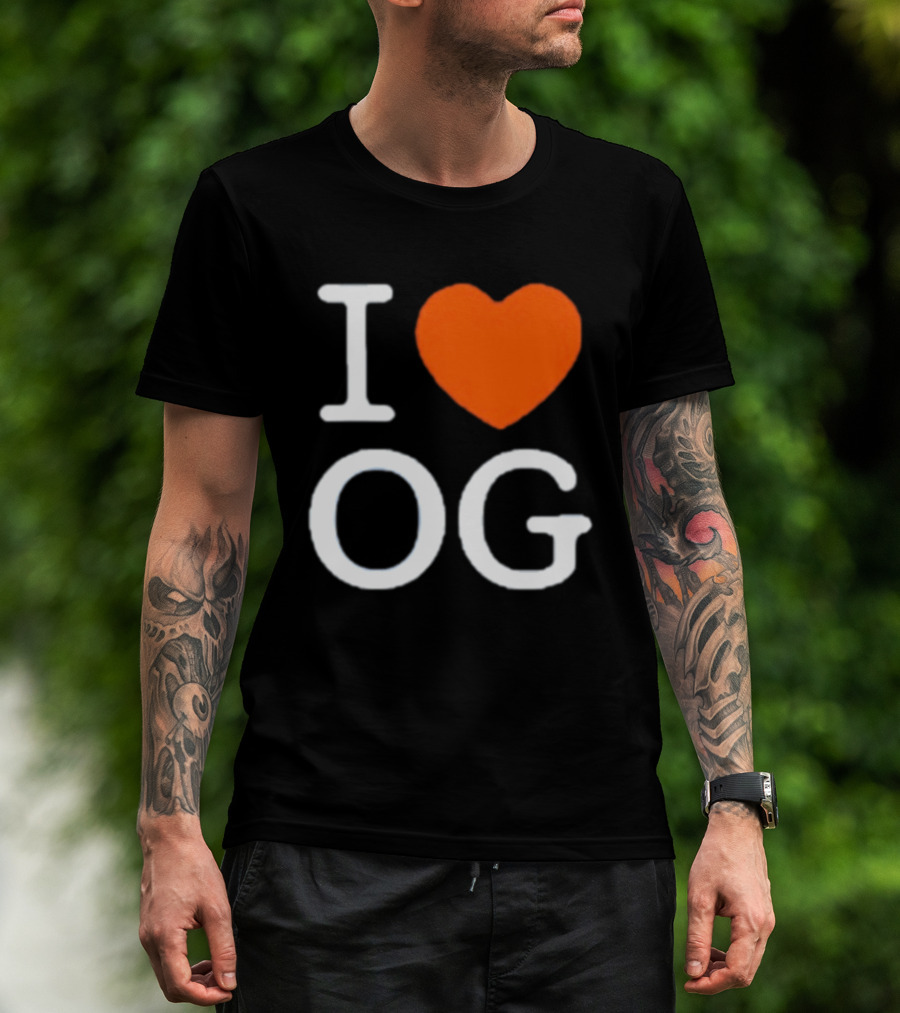 I Love OG Anunoby Orange Heart Knicks T-Shirt