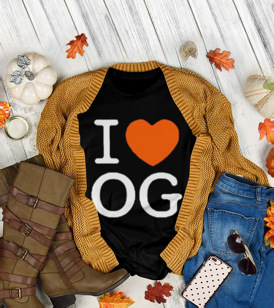 I Love OG Anunoby Orange Heart Knicks T-Shirt