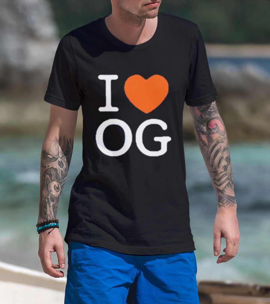 I Love OG Anunoby Orange Heart Knicks T-Shirt
