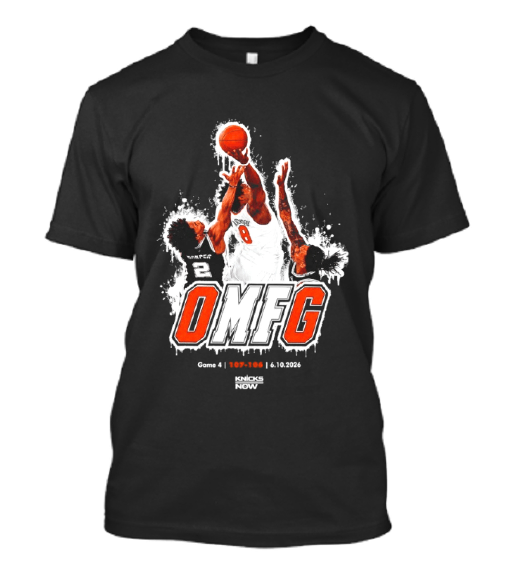 OMFG OG Anunoby New York Knicks Basketball Game 4 107 106 Knicks Now T-Shirt
