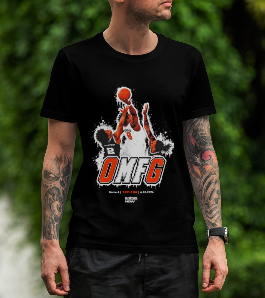 OMFG OG Anunoby New York Knicks Basketball Game 4 107 106 Knicks Now T-Shirt