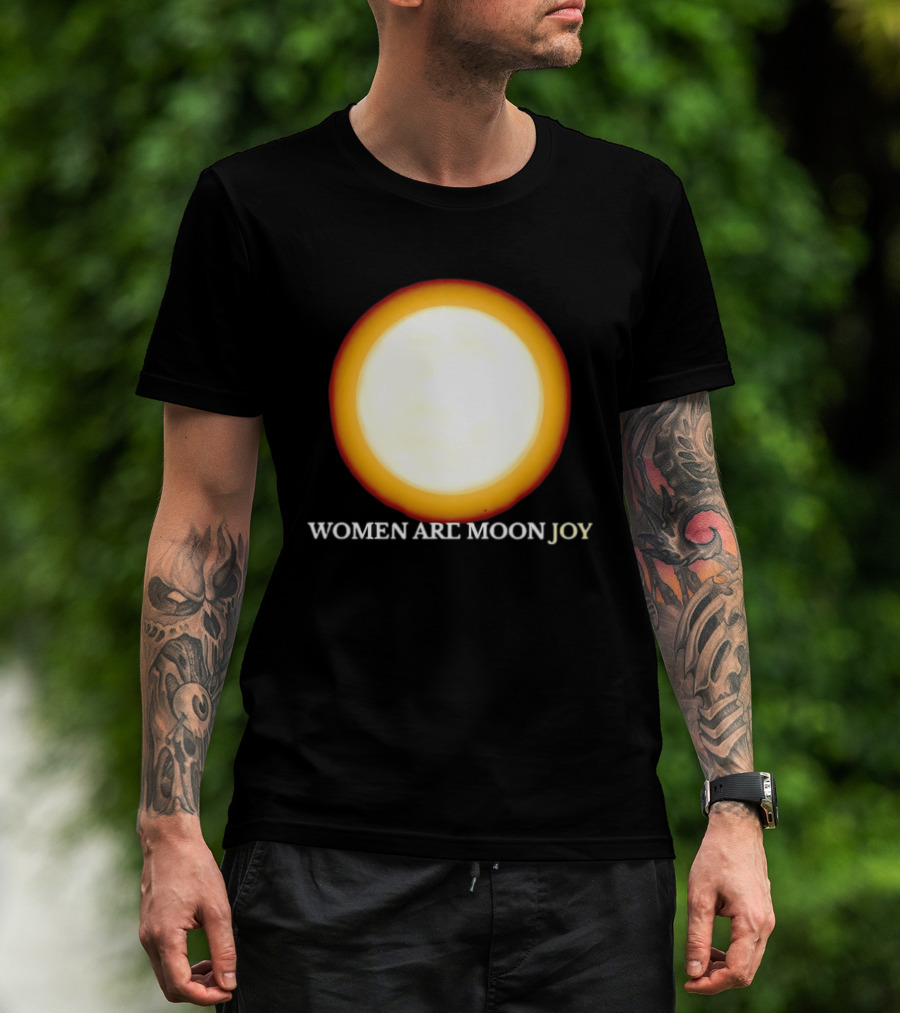 Women Are Moon Joy Full Moon Glow T-Shirt