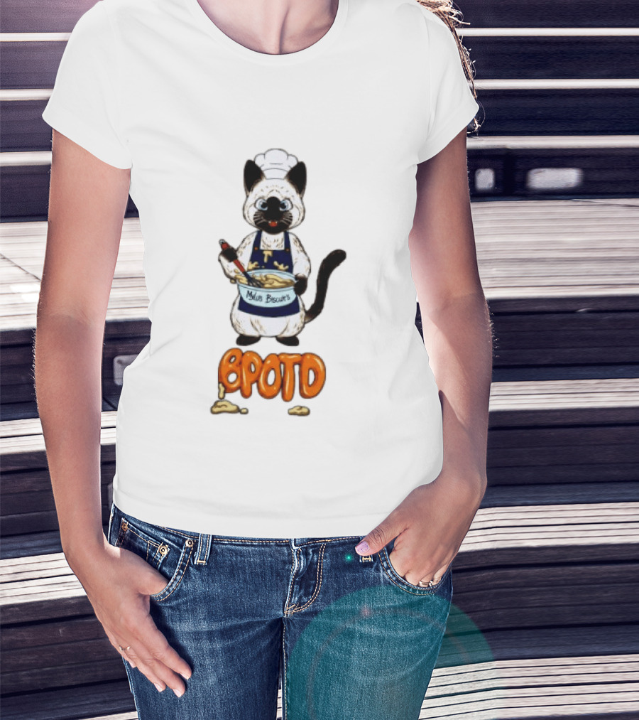 BPOTD Milo's Biscuits Cat Chef Baking T-Shirt