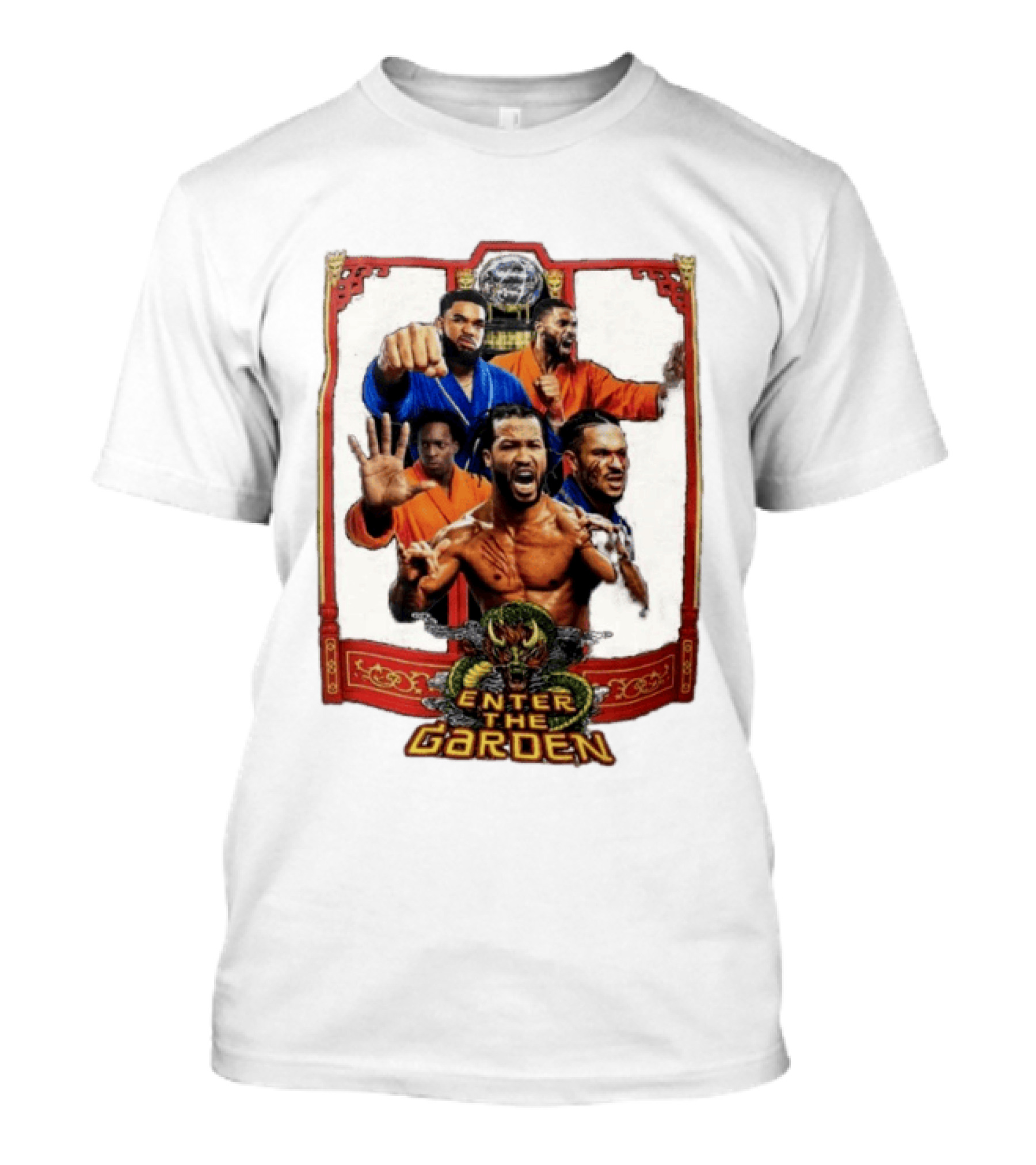 Enter The Garden Knicks Jalen Brunson Josh Hart OG Anunoby Basketball T-Shirt