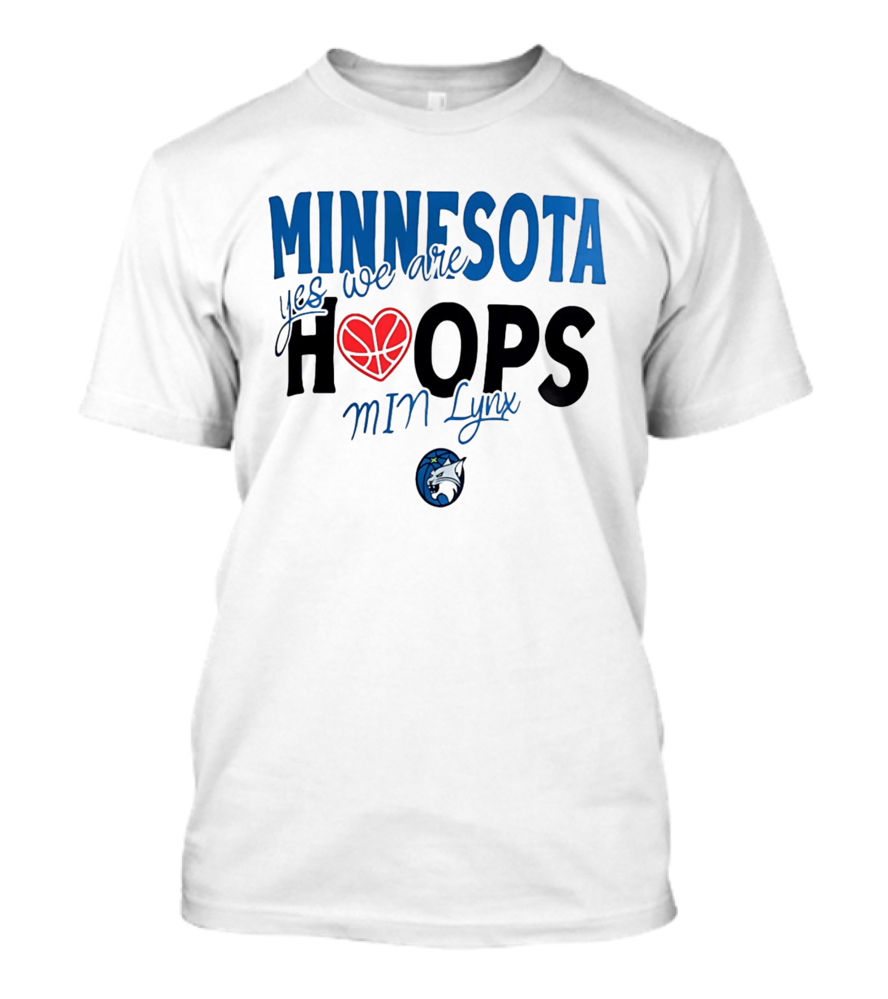 Minnesota Hoops Yes We Are Min Lynx T-Shirt