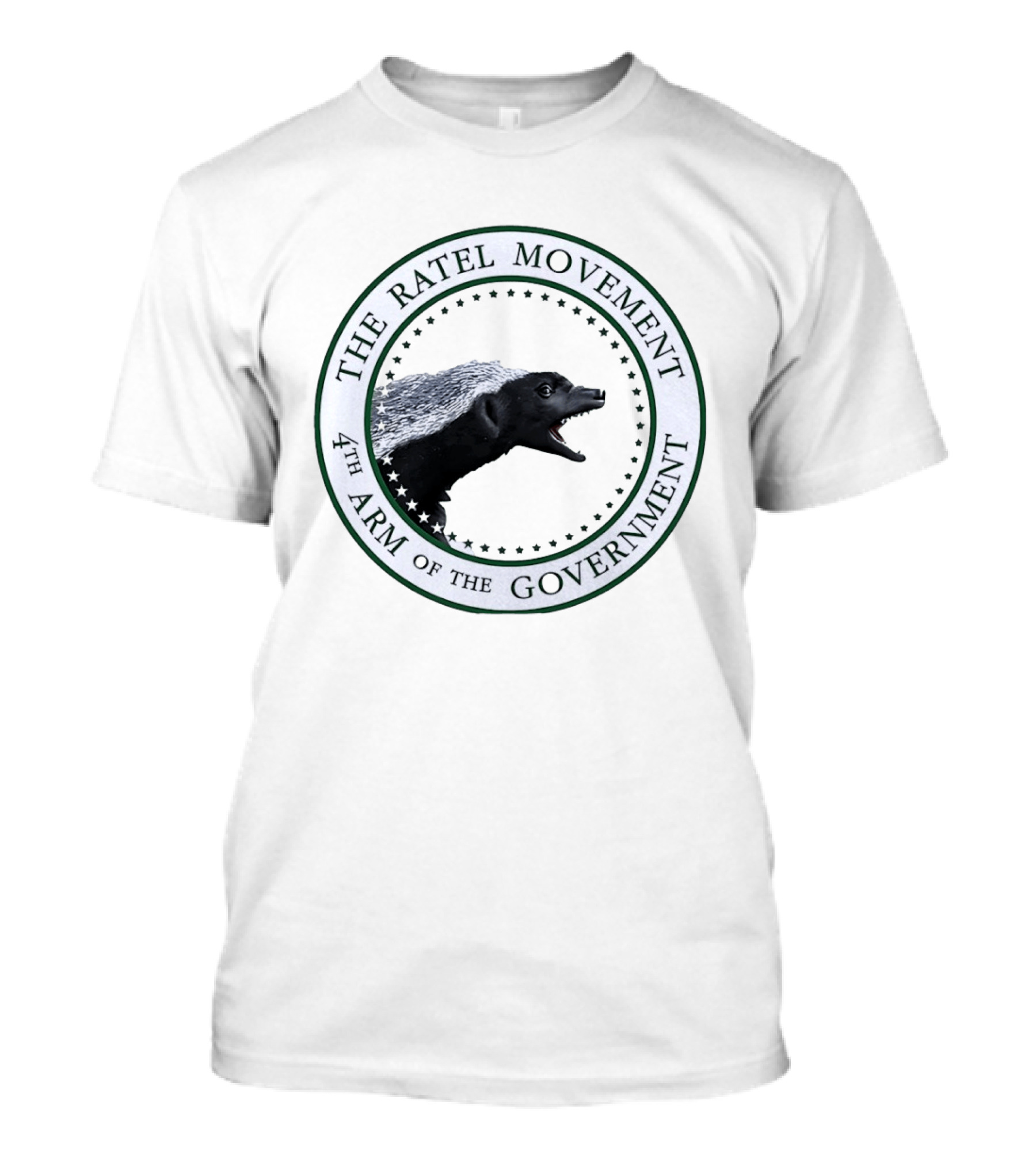 The Ratel Movement 4th Arm Of The Government Honey Badger Seal T-Shirt