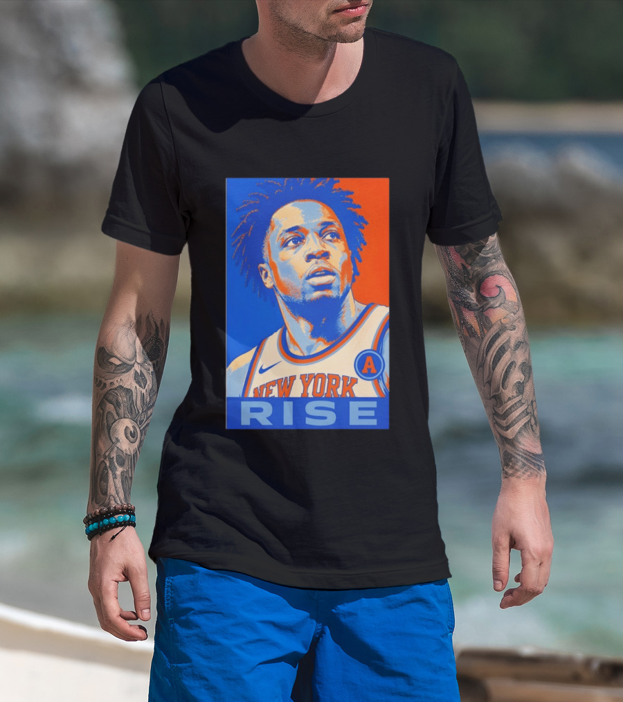 New York Knicks Rise OG Anunoby 2026 NBA Hope T-Shirt