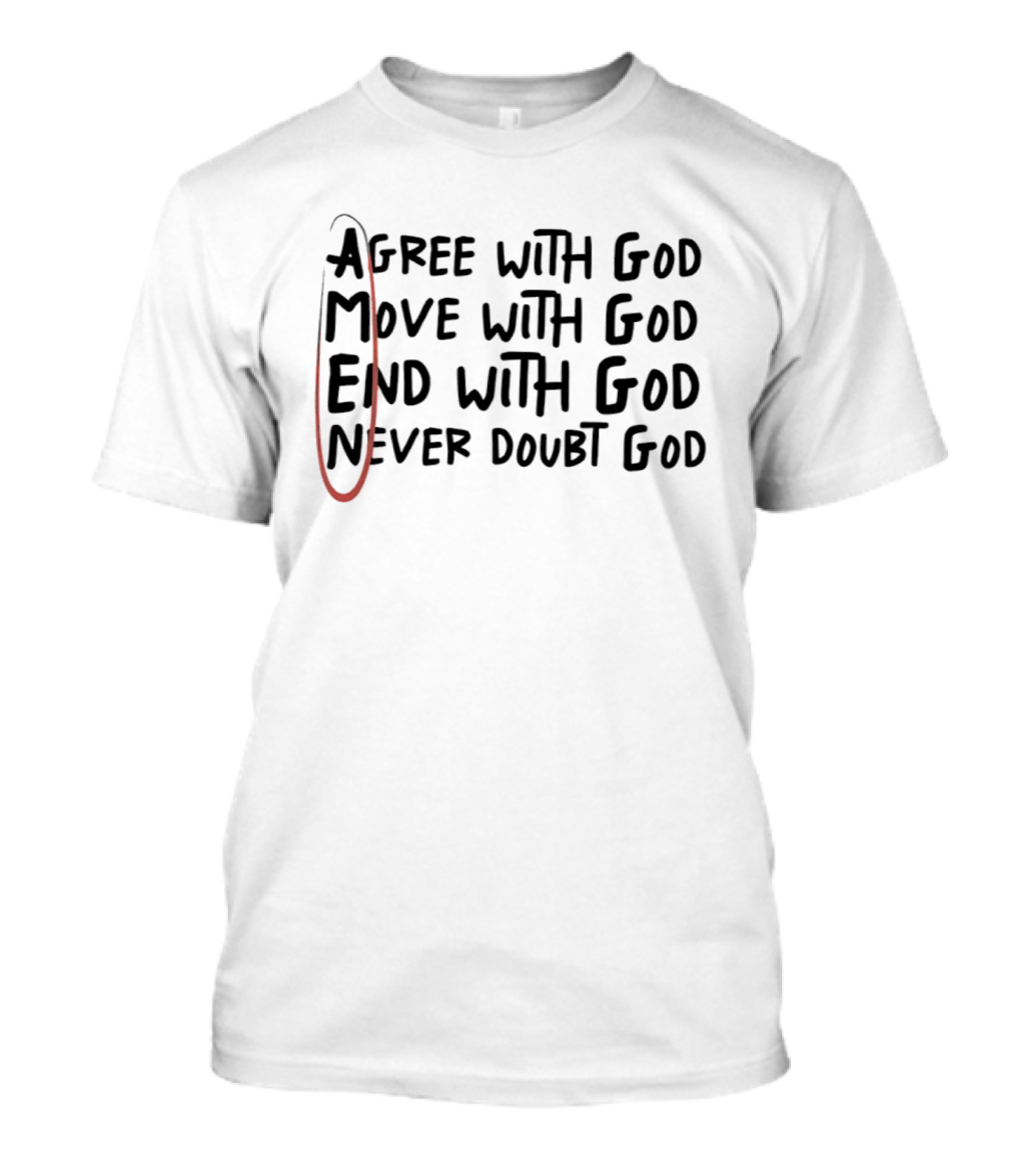 Agree Move End Never Doubt God Amen T-Shirt