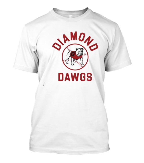 Georgia Baseball Diamond Dawgs Bulldog T-Shirt