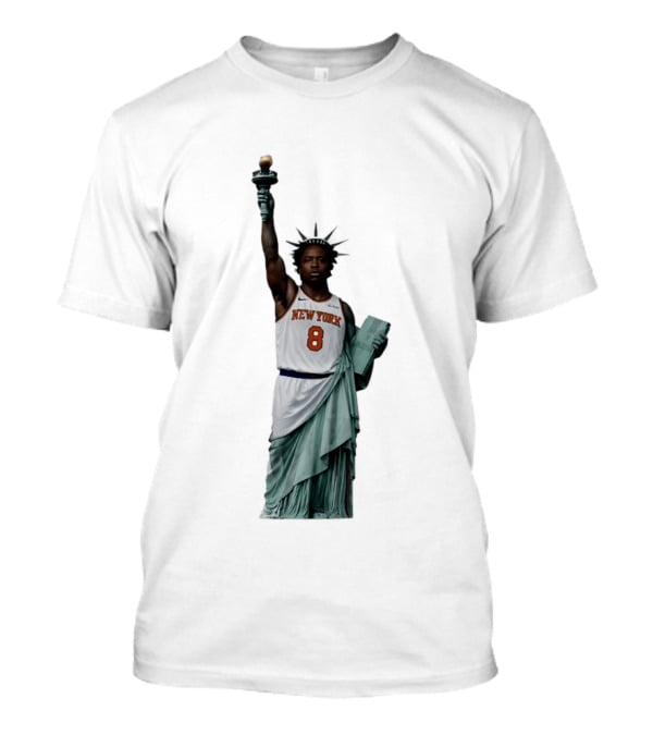 OG Anunoby Statue Of Liberty New York Knicks Basketball 2026 T-Shirt