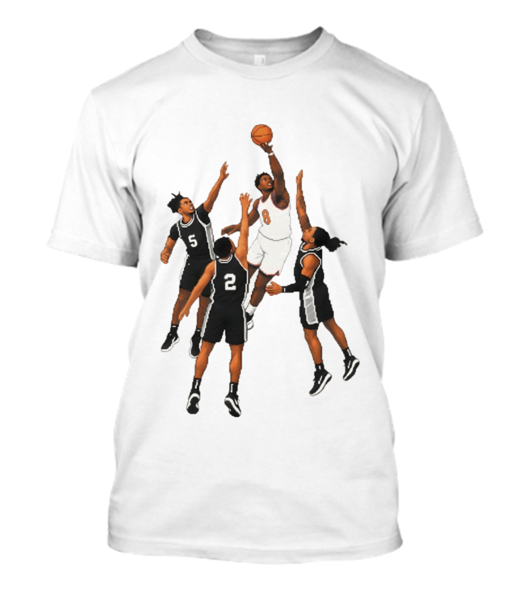 OG Anunoby Knicks Basketball Cartoon NBA 2026 T-Shirt