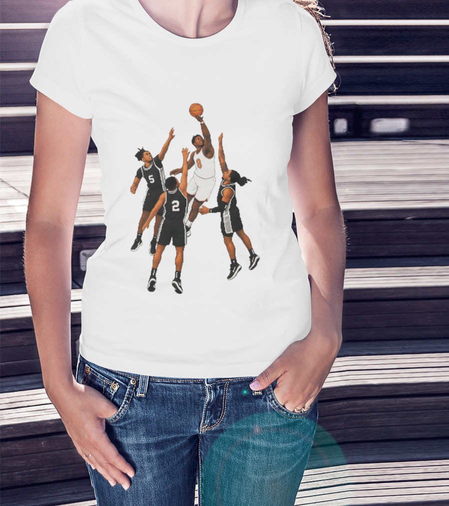 OG Anunoby Knicks Basketball Cartoon NBA 2026 T-Shirt