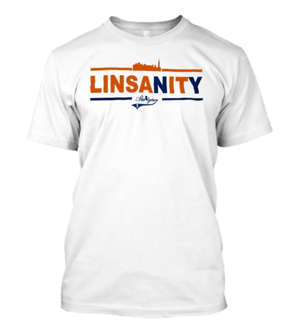Linsanity Skyline New York Knicks Basketball Shotyme T-Shirt