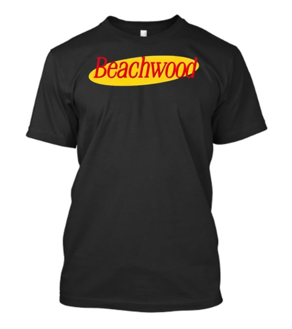 Beachwood Seinfeld Yellow Oval Red T-Shirt
