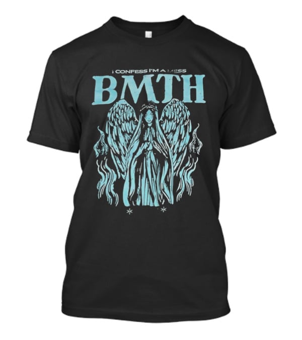 BMTH I Confess I'm A Mess Angel Wings Alternative Metal Band T-Shirt