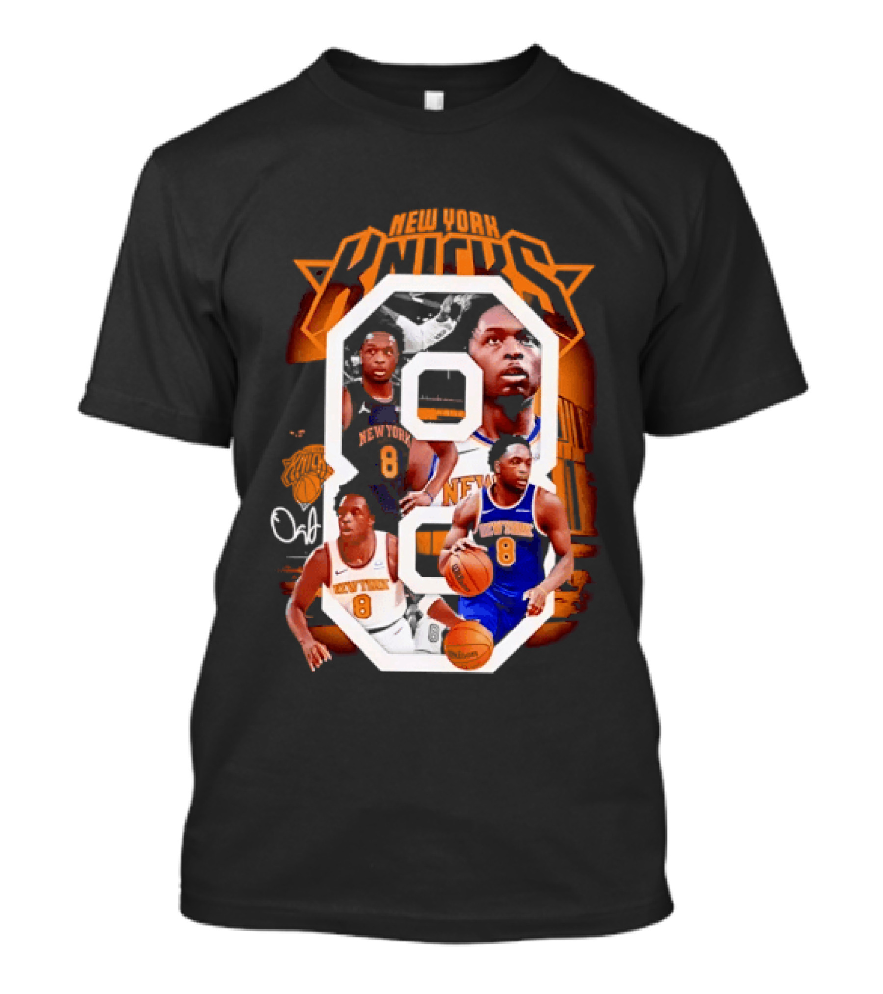 New York Knicks OG Anunoby 8 Basketball Jersey T-Shirt