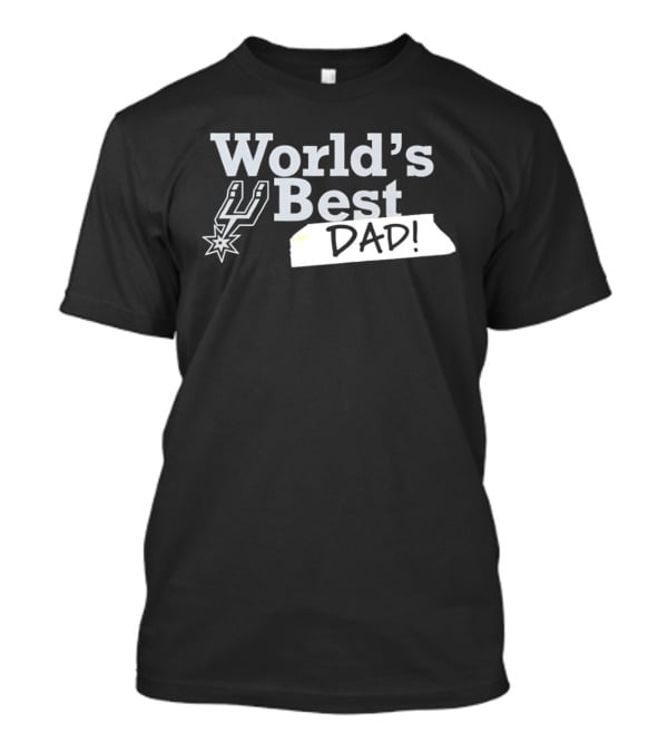 San Antonio Spurs World's Best Dad 2026 Father's Day Basketball Fan T-Shirt