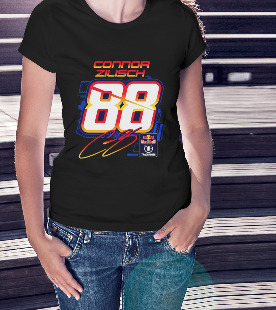 Connor Zilisch 88 Red Bull Trackhouse Racing T-Shirt